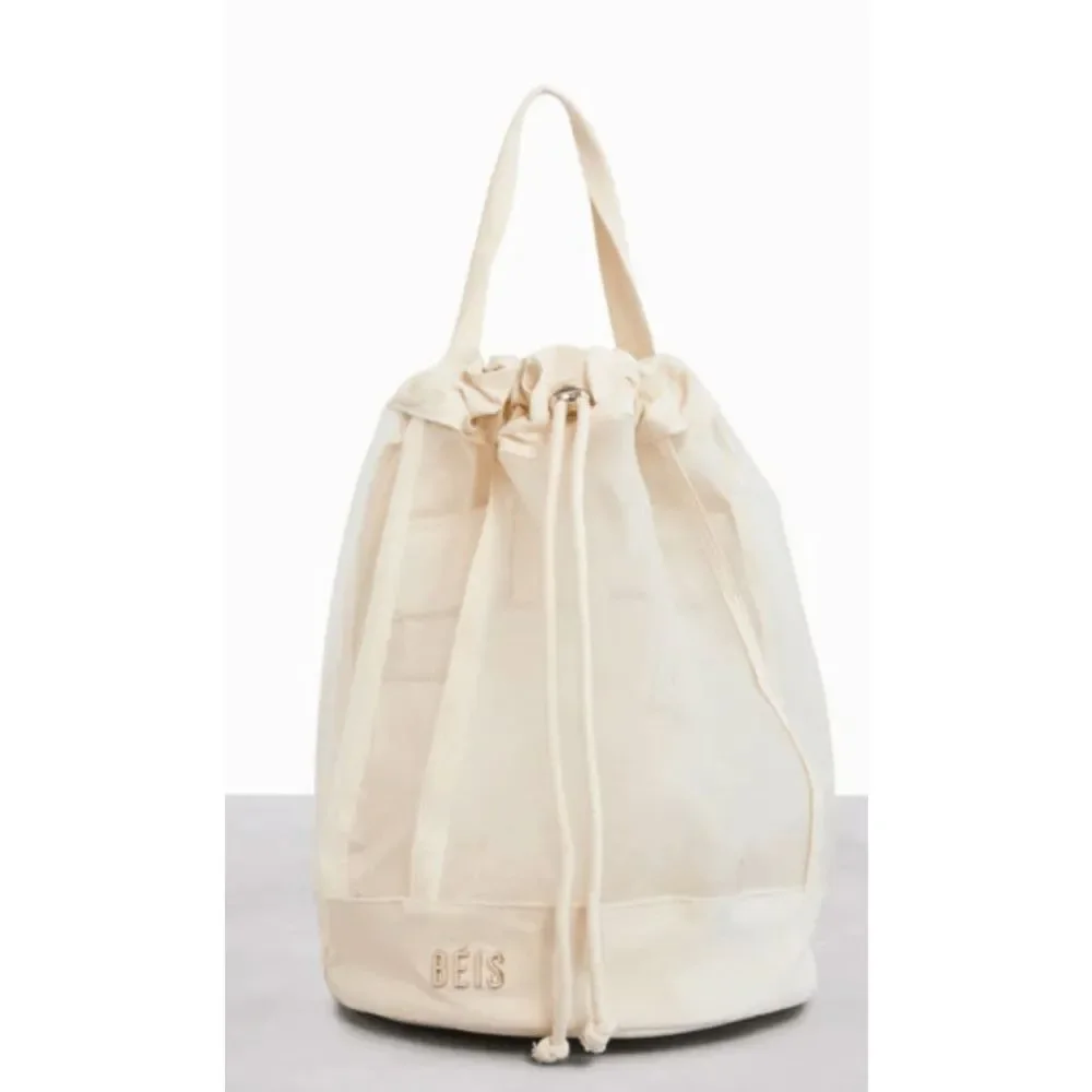 NWT BEIS The High-brid Mesh Backpack in Beige - Picture 5 of 13